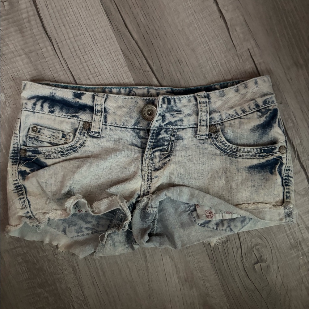 Distressed Denim Women Shorts
